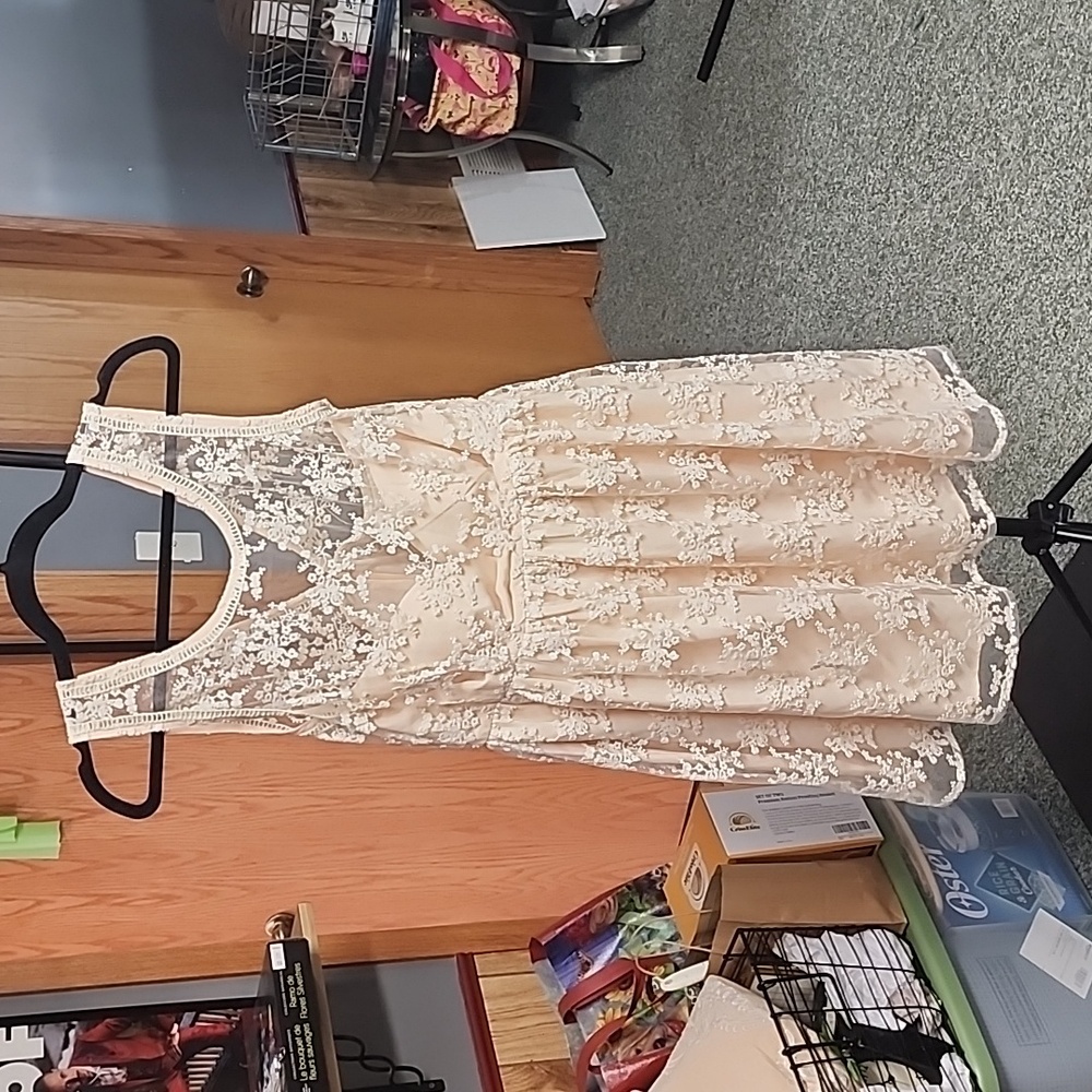 Cream dress